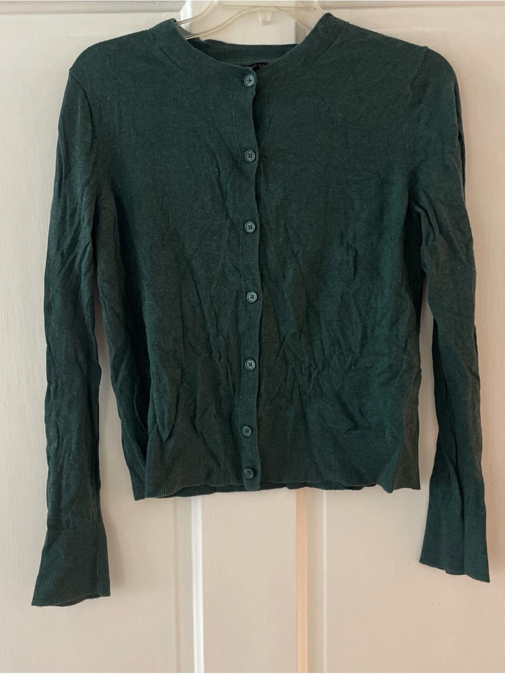 Banana Republic Green Button Front Cardigan Sweater Size Medium